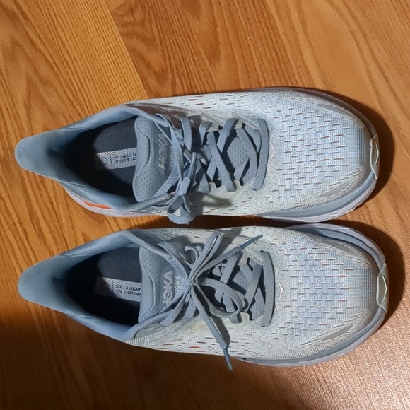 Hoka One One Clifton 8 Blue Fog Plein Air Running Shoe Women’s Size 10 D - Picture 7 of 14